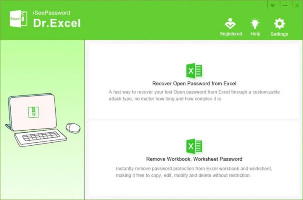 ISeePassword: select recover Excel password